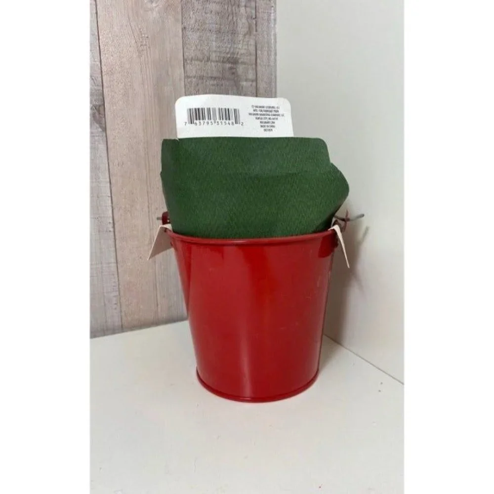 Hallmark Reindeer Treats‎ Red Bucket Bowl